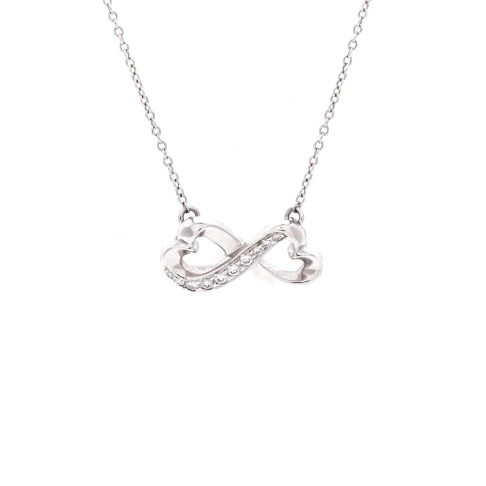 Tiffany & Co. Paloma Picasso Double Loving Heart Pendant Necklace